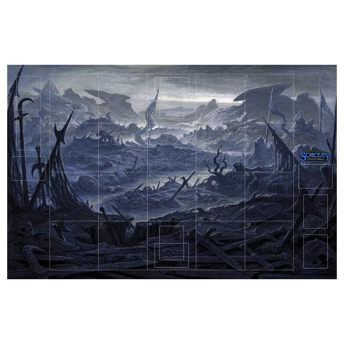SCRB4 Sorcery: Contested Realms Beta - Battlefield Playmat Bundle (5 playmats per BUNDLE)