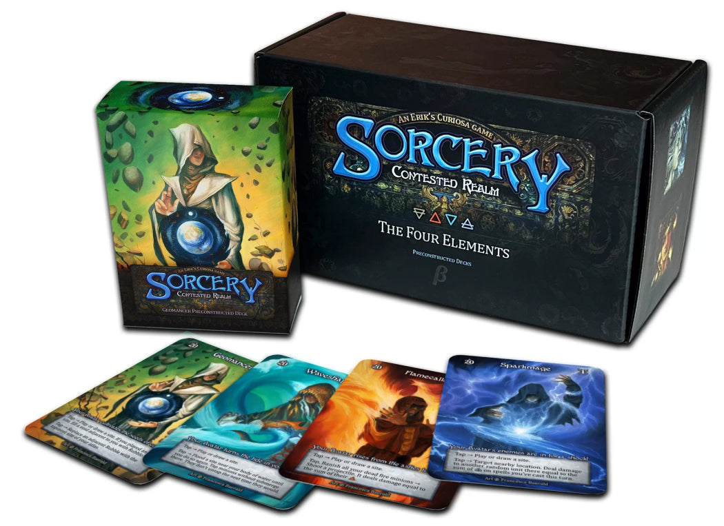 SCRB1 Sorcery: Contested Realms Beta - Elemental Preconstructed Box Case (8 boxes per CASE)