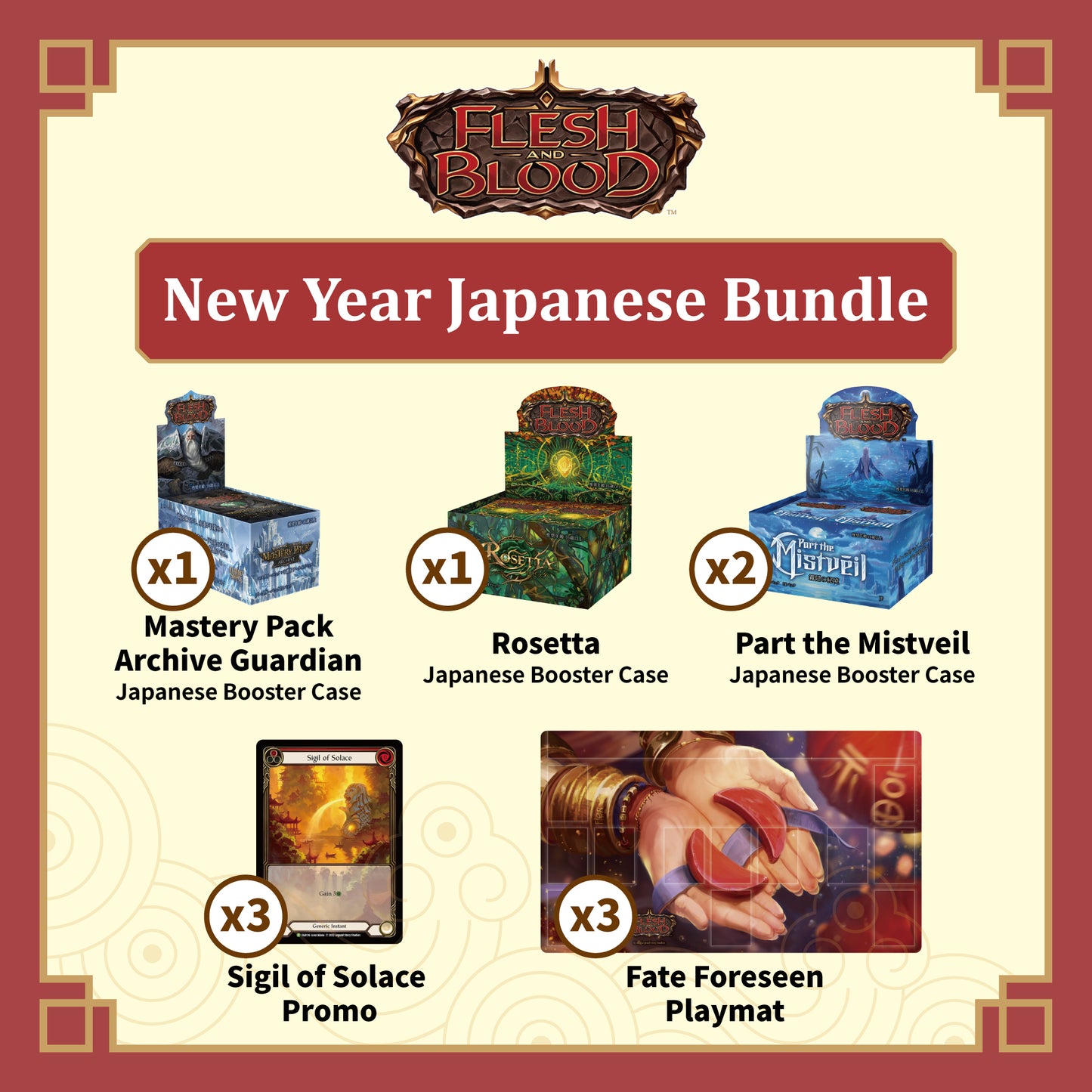 Flesh and Blood New Year Japanese Bundle