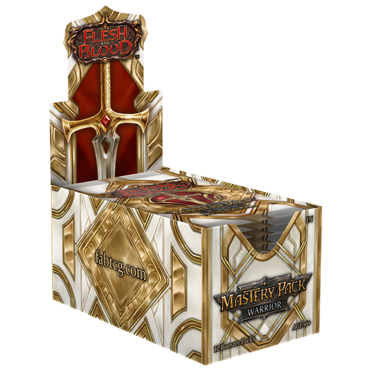 *Allocation Only* FAB2610-EN Mastery Pack Warrior - Booster Case (8 displays per CASE)